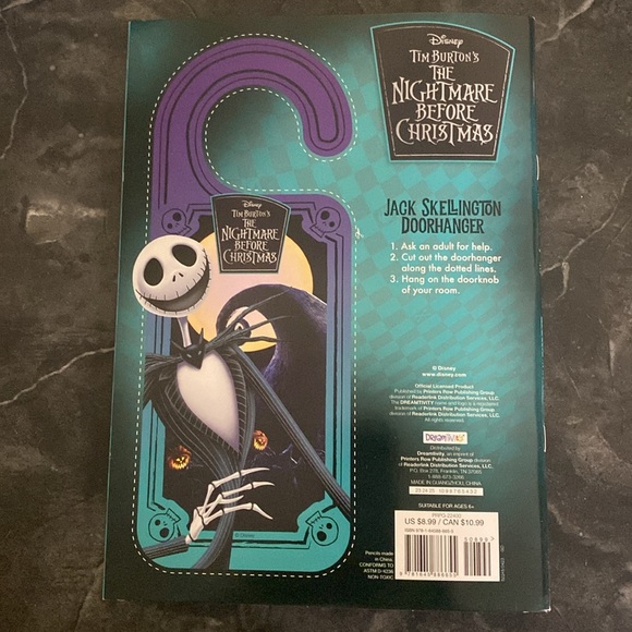 The Nightmare Before Christmas Coloring Activity Book - Picture 5 of 5